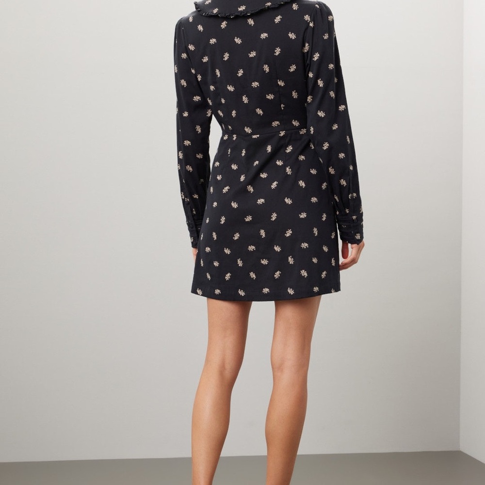 Hill House Black and Cream Patterned Dress - Picture 9 of 9